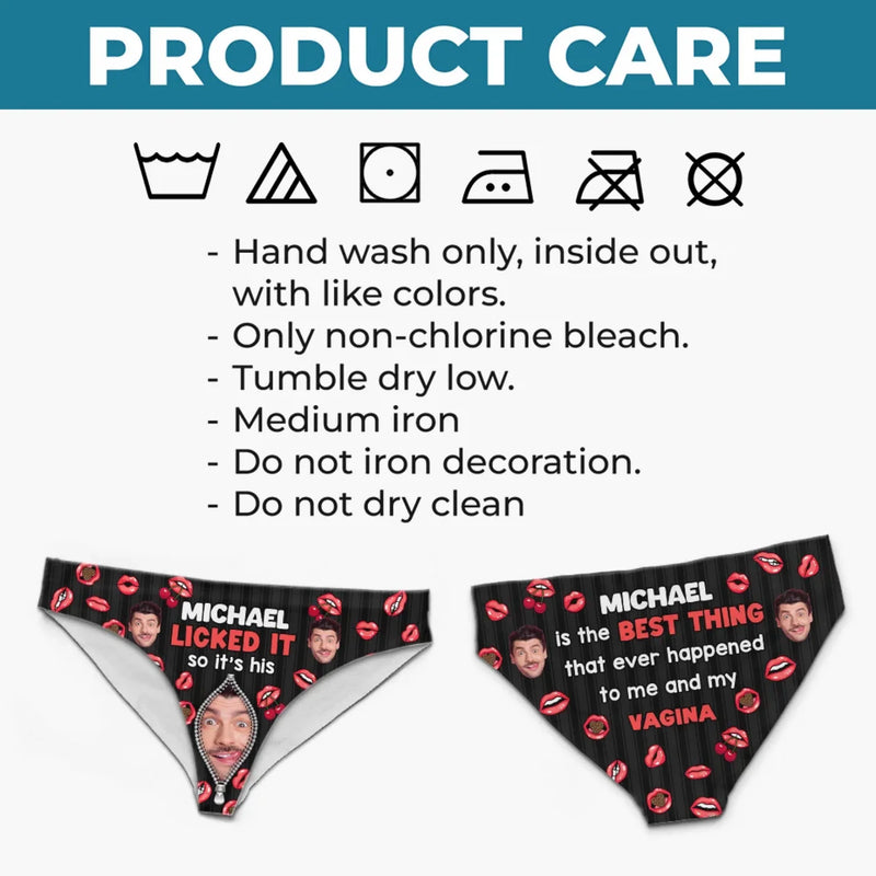 Custom Photo Only You Make My World Complete - Couple Personalized Women Briefs - Gift For Husband Wife, Anniversary