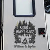The Simplest Moments Become The Most Magical - Camping Personalized Custom RV Decal - Gift For Yourself, Best Friends, Siblings, Family Members, Camping Lovers