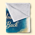 Custom Name Love You to the Moon and Back Dog Gifts - Personalized Blanket