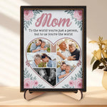 Custom Photo Mom Gifts - Personalized Wooden Plaque
