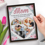 Custom Photo Mom Gifts - Personalized Wooden Plaque