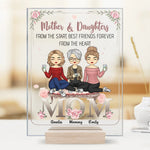 My First Role Model, My Forever Hero - Family Personalized Custom Rectangle Shaped Acrylic Plaque - Gift For Mom, Daughter