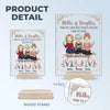 My First Role Model, My Forever Hero - Family Personalized Custom Rectangle Shaped Acrylic Plaque - Gift For Mom, Daughter