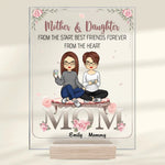 My First Role Model, My Forever Hero - Family Personalized Custom Rectangle Shaped Acrylic Plaque - Gift For Mom, Daughter