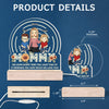 To Our Family, You Are The World - Family  Personalized Custom Shaped Acrylic LED Light - Mother's Day, Gift For Mom