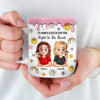 Our Friendship Knows No Bounds - Bestie Personalized Custom 3D Inflated Effect Printed Mug - Gift For Best Friends, BFF, Sisters