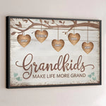 Every Grandchild Is A Grand Blessing - Family Personalized Custom Horizontal Poster - Gift For Mom, Grandma