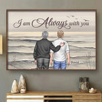 Custom Photo I'm Always With You - Memorial Personalized Custom Horizontal Poster - Sympathy Gift For Family Members