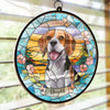 Custom Photo Your Spirit Will Always Be With Me - Memorial Personalized Window Hanging Suncatcher Ornament - Sympathy Gift For Pet Owners, Pet Lovers