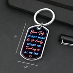 With You, I’ve Found My Forever - Couple Personalized Custom Keychain - Gift For Husband Wife, Anniversary