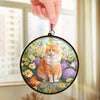 Custom Photo Keep You Forever In Our Hearts - Memorial Personalized Window Hanging Suncatcher Ornament - Sympathy Gift For Pet Owners, Pet Lovers