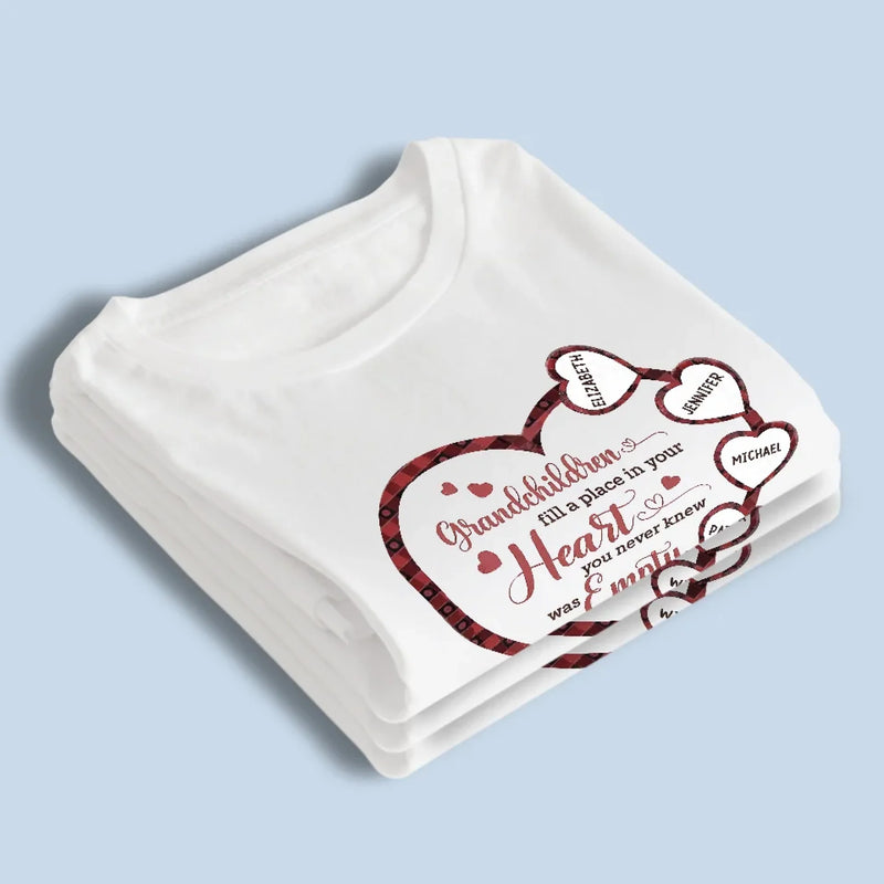 Grandkids Make Life Grand - Family Personalized Custom Unisex T-shirt, Premium T-shirt, Hoodie - Gift For Grandma, Grandpa, Grandkid