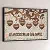 The Essence Of Family Is Love - Family Personalized Custom Horizontal Poster - Gift For Mom, Grandma