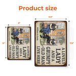 Custom Name Funny Couple Gifts - Personalized Metal Sign