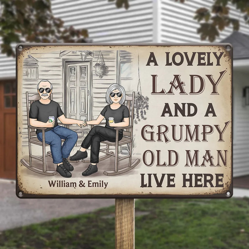 A Lifetime Of Love Is The Sweetest Gift - Couple Personalized Custom Home Decor Metal Sign - House Warming Gift For Husband Wife, Anniversary