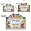 Cannonballs And Kisses - Couple Personalized Custom Home Decor Wood Sign - Gift For Husband Wife, Anniversary