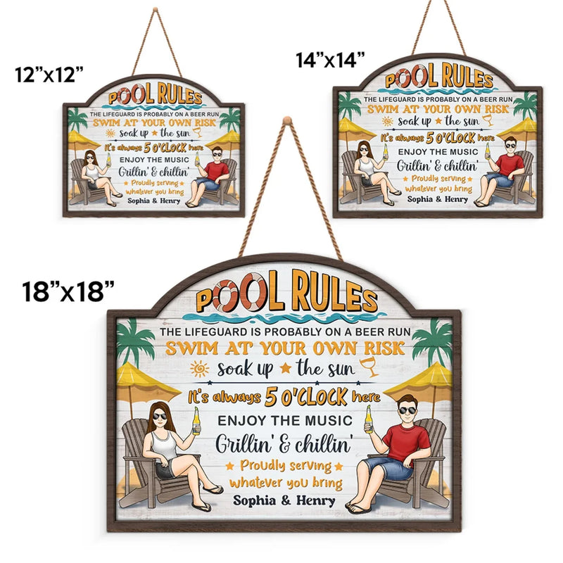Cannonballs And Kisses - Couple Personalized Custom Home Decor Wood Sign - Gift For Husband Wife, Anniversary
