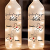 I Wish We Lived Closer - Bestie Personalized Custom Bottle Lamp - Gift For Best Friends, BFF, Sisters