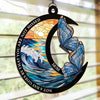 Family Is Forever, Even When Apart - Memorial Personalized Window Hanging Suncatcher Ornament - Sympathy Gift For Family Members