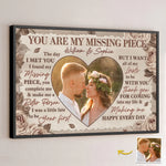 Custom Photo You Make Me Whole
- Couple Personalized Custom Horizontal Poster - Gift For Husband Wife, Anniversary