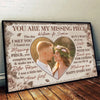 Custom Photo You Make Me Whole
- Couple Personalized Custom Horizontal Poster - Gift For Husband Wife, Anniversary