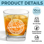 Show Your Thanks In A Special Way - Coworker Personalized Custom Square Whiskey Glass - Appreciation, Retirement Gift For Coworkers, Work Friends, Colleagues