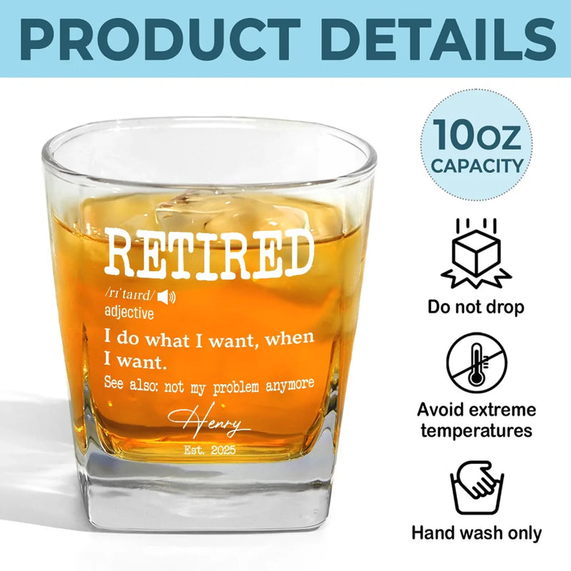 Thank Your Coworkers With A Personal Touch - Coworker Personalized Custom Square Whiskey Glass - Appreciation, Retirement Gift For Coworkers, Work Friends, Colleagues
