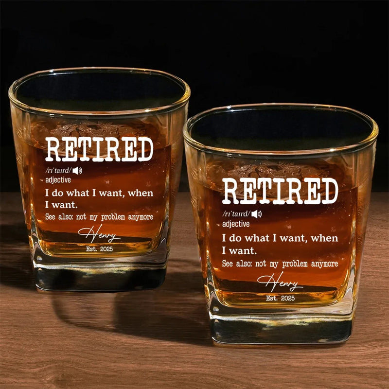 Thank Your Coworkers With A Personal Touch - Coworker Personalized Custom Square Whiskey Glass - Appreciation, Retirement Gift For Coworkers, Work Friends, Colleagues