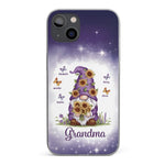 Love Grows Best In Grandma’s Arms - Family Personalized Custom Clear Phone Case - Gift For Mom, Grandma