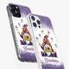 A Grandchild’s Smile Is Grandma’s Sunshine - Family Personalized Custom Clear Phone Case - Gift For Mom, Grandma