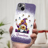 A Grandchild’s Smile Is Grandma’s Sunshine - Family Personalized Custom Clear Phone Case - Gift For Mom, Grandma