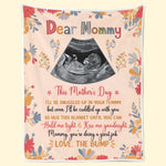 Custom Photo Dream Big, Little One - Family Personalized Custom Blanket - Mother's Day, Baby Shower Gift, Gift For New Moms