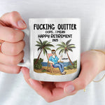 Retirement, Time To Do What You Love - Coworker Personalized Custom Mug - Appreciation, Retirement Gift For Coworkers, Retirees