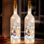 Love Knows No Goodbye - Memorial Personalized Custom Bottle Lamp - Sympathy Gift For Pet Owners, Pet Lovers