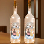 Love Knows No Goodbye - Memorial Personalized Custom Bottle Lamp - Sympathy Gift For Pet Owners, Pet Lovers