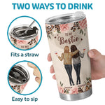 Forever My Favorite Human - Bestie Personalized Custom Tumbler -  Gift For Best Friends, BFF, Sisters