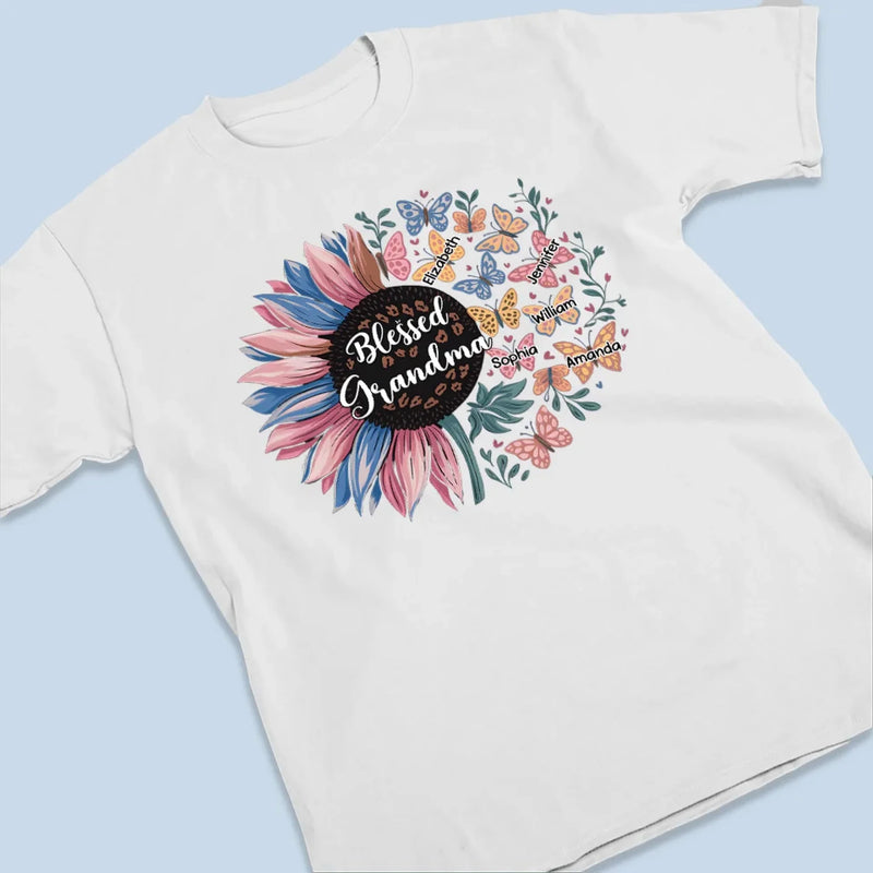 The Love Of A Grandma Is A Forever Gift - Family Personalized Custom Unisex T-shirt, Premium T-shirt, Hoodie - Gift For Mom, Grandma