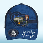 Camping For Life - Camping Personalized Custom Hat, All Over Print Classic Cap - Gift For Camping Lovers