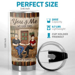 The Universe Knew I Needed Your Love - Couple Personalized Custom Tumbler - Gift For Husband Wife, Anniversary