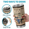 We Fulfill Each Other’s Hearts - Couple Personalized Custom Tumbler - Gift For Husband Wife, Anniversary