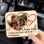 Custom Photo Drive Safe Couple Gifts - Personalized Car Visor Clip