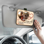Custom Photo Drive Safe Couple Gifts - Personalized Car Visor Clip