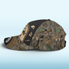 Living The Dream, Happy Camper Style - Camping Personalized Custom Hat, All Over Print Classic Cap - Gift For Camping Lovers