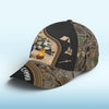 Living The Dream, Happy Camper Style - Camping Personalized Custom Hat, All Over Print Classic Cap - Gift For Camping Lovers
