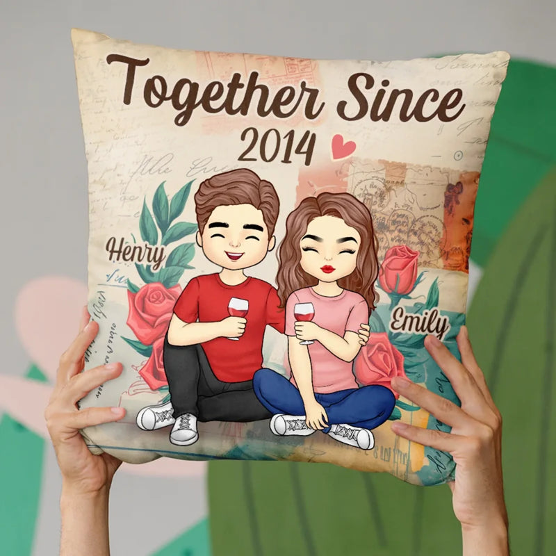You Were The Missing Piece Of My Soul - Couple Personalized Custom Pillow - Gift For Husband Wife, Anniversary