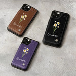 Custom Name Daisy Flower Gifts - Personalized Wallet Phone Case