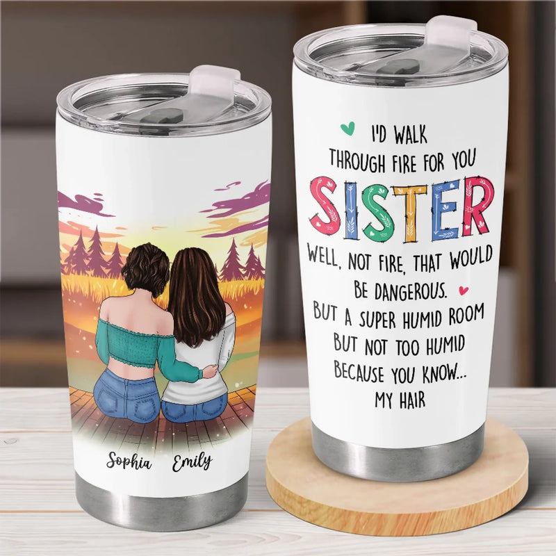 Celebrate The Bonds That Mean The Most - Bestie Personalized Custom Tumbler -  Gift For Best Friends, BFF, Sisters