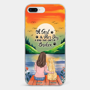 Paw-some Love - Dog Personalized Custom Clear Phone Case - Gift For Pet Owners, Pet Lovers