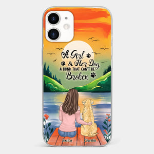 Paw-some Love - Dog Personalized Custom Clear Phone Case - Gift For Pet Owners, Pet Lovers