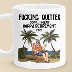 Retirement, Time To Do What You Love - Coworker Personalized Custom Mug - Appreciation, Retirement Gift For Coworkers, Retirees